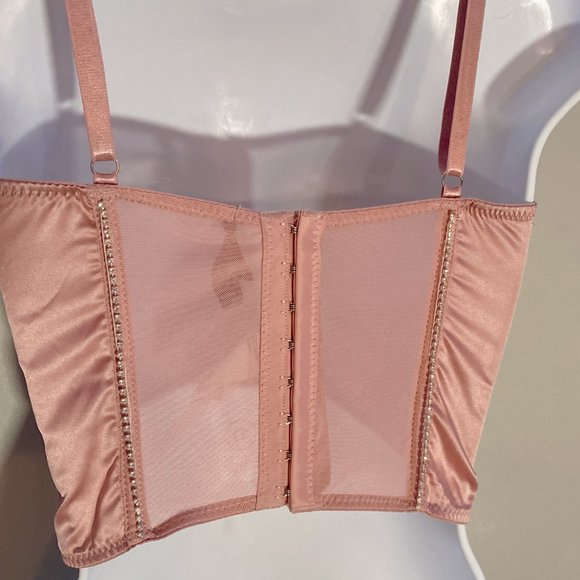 ✨NEW Dusty Rose Rhinestone Bustier ✨ - Picture 4 of 6